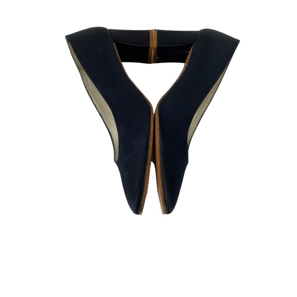 Stuart Weitzman Pumps Shoes  size 6.5 Block heels Black Career Work Shoes - Picture 6 of 8